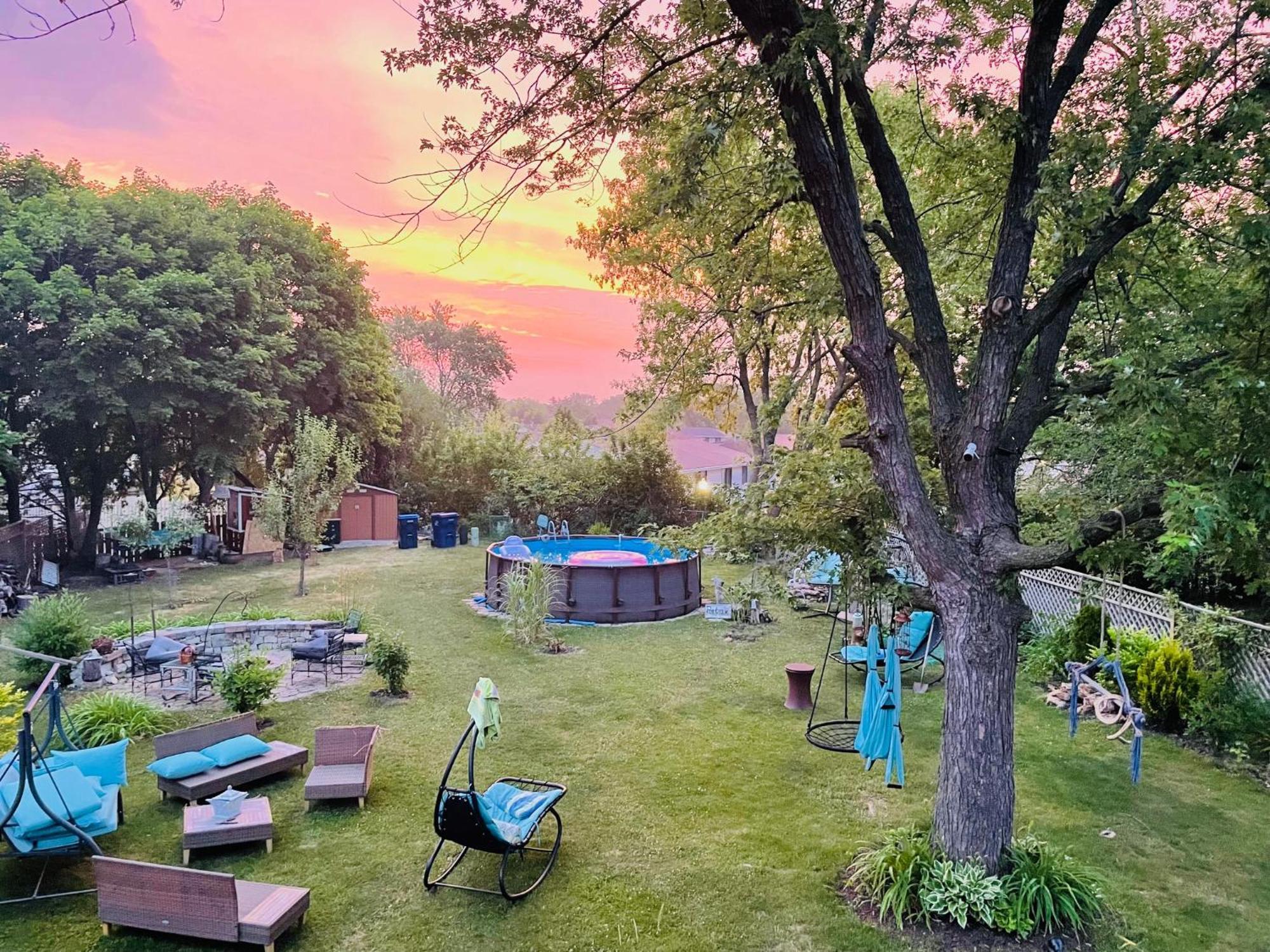 Schaumburg Paradise Oasis With A Secret Garden And Private Pool Екстериор снимка